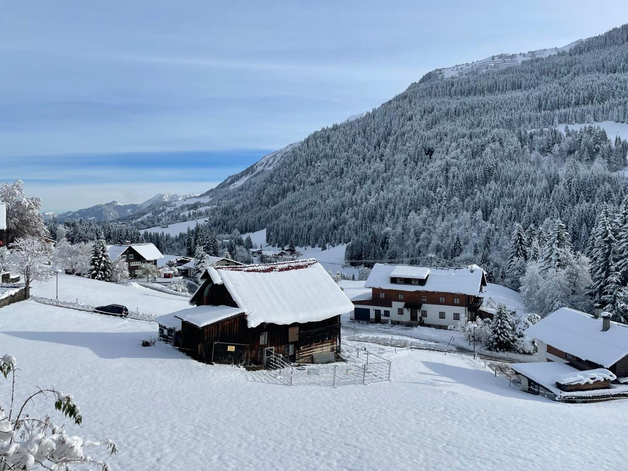 Alp-Chalet Hirschegg  Buitenkant foto